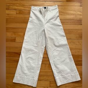 White Frank and Oak Trousers